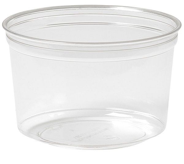 Crystal Deli, kirkas, 250 ml - Kertakäyttöiset muovirasiat - DUNI177065-250 - 1