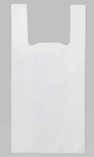 Muovikassi, valk. kahiseva 30L 1000 - Rulla- ja solmupussit - D-Muovikas-valk30 - 1