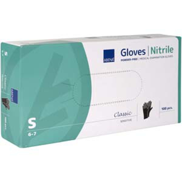 Nitriilikäsine musta S 100 (kiina) - Nitriilikäsineet - AB290482-ch-S-100 - 1