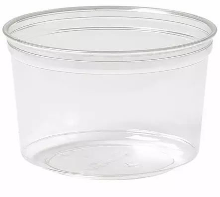 Crystal Deli, kirkas, 375 ml - Kertakäyttöiset muovirasiat - DUNI177066-375 - 1