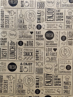 Käärepaperi 30 x 39 cm yleispainatus - Leivinpaperit - Kaarepap30x39 - 1