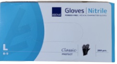 Nitriilikäsine musta L 200 - Nitriilikäsineet - AB290440-Musta - 1