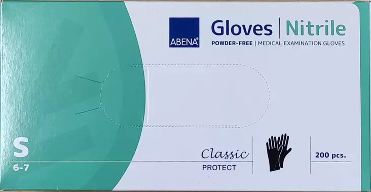 Nitriilikäsine musta S 200 - Nitriilikäsineet - AB290438-Musta - 1