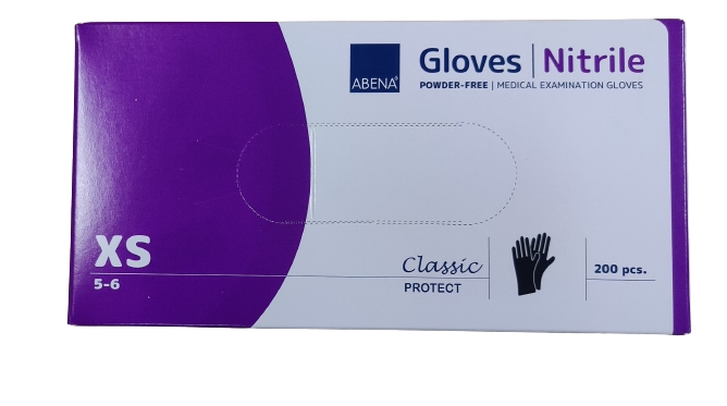 Nitriilikäsine musta XS 200 - Nitriilikäsineet - AB290437-Musta - 1