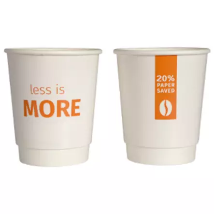 Kahvikuppi tuplaseinä 24cl, 8cm 500kpl - Mukit, kupit - AB0302-tuplakkuppi - 1