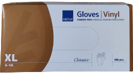 Vinyylikäsineet, läpinäkyvä XL - Vinyylikäsineet - AB4430-vinyyli - 1