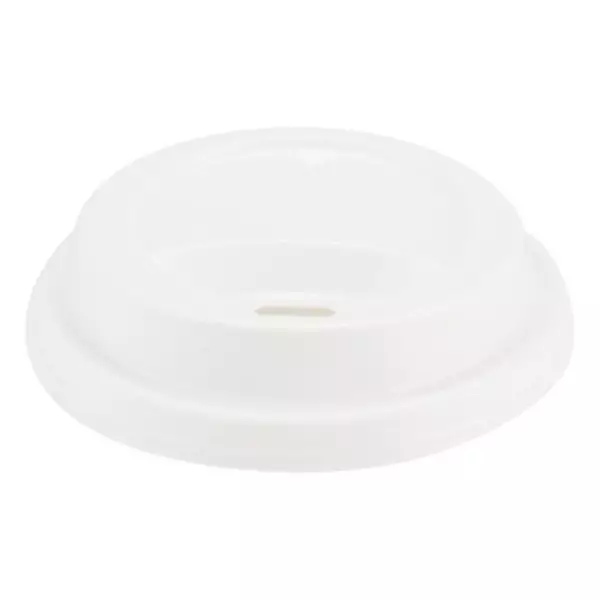 Kansi kahvikuppiin, valkoinen, 8cm 1000 - Mukit, kupit - AB17185-lid-valk - 1