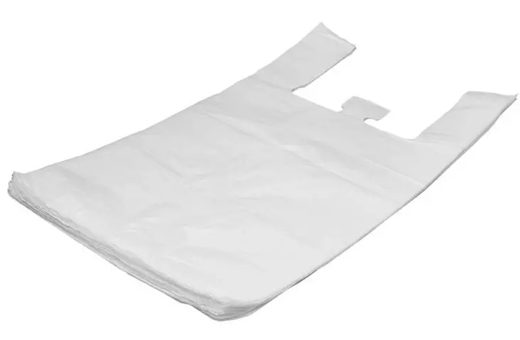 Muovikassi, valkoinen - Rulla- ja solmupussit - Muovikassi-valk - 1