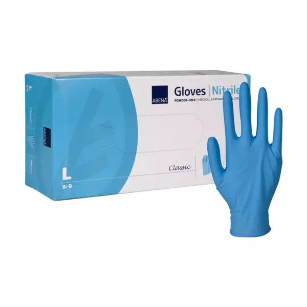 Nitriilikäsine sininen L 200 - Nitriilikäsineet - AB2089-Sini-L - 1