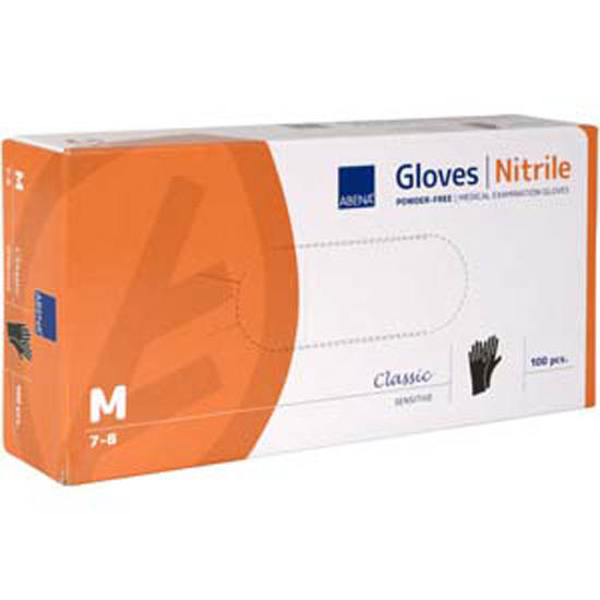 Nitriilikäsine musta M 100 (kiina) - Nitriilikäsineet - AB290483-ch-M - 1