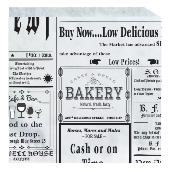 Hamburilaistasku MAX 18x17 cm, FIN - Muut tuotteet - HMtasku18x16-kuvio - 1