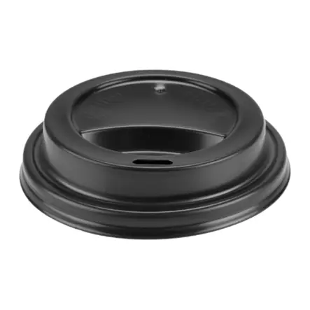 Kansi kahvikuppiin, musta, 9cm 1000 - Mukit, kupit - AB17188-kk-lid-mus - 1