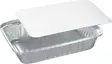 Alumiinirasia+kansi 212x147x40 870ml - Alumiinivuoat - Duni150406-alu - 1
